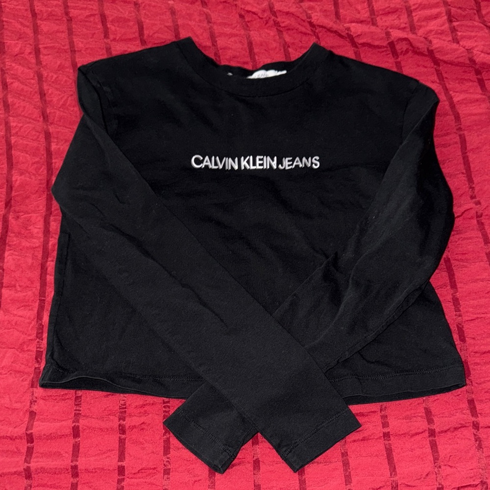 Calvin Klein Jeans Black Long Sleeve Top